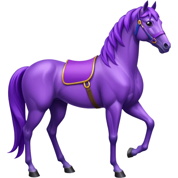 purple horse emoji