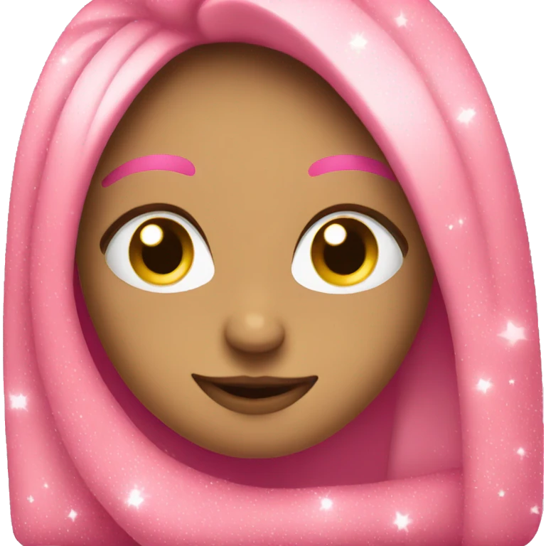 Pink sparkles emoji