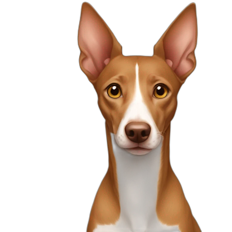 brown podenco roncando emoji