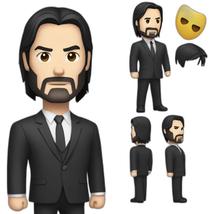 john wick superman emoji