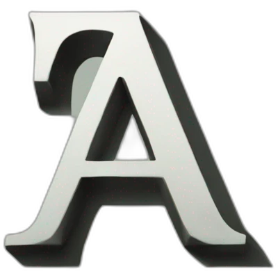 Greek letter A as capital emoji
