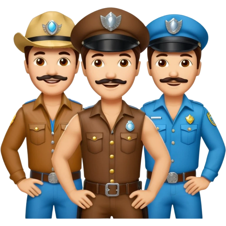 The village people emoji