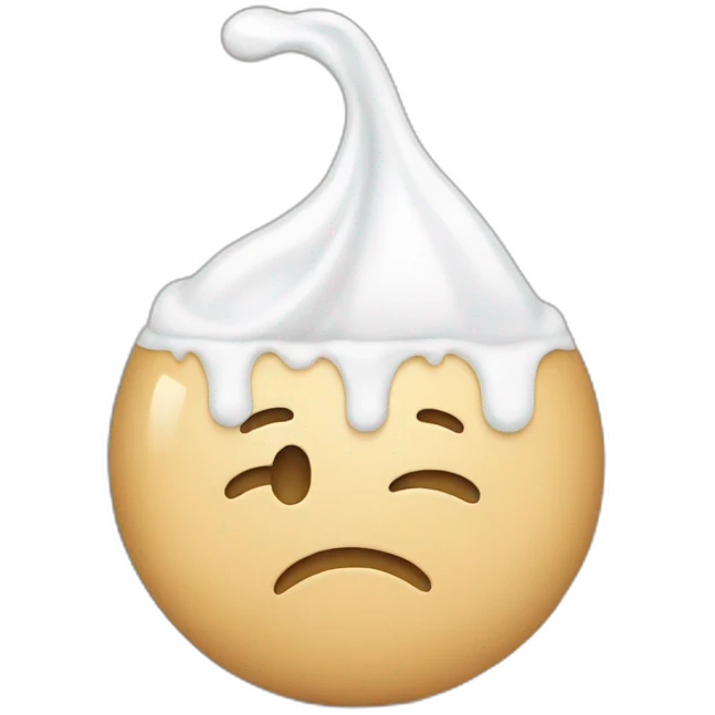 shit with milk emoji