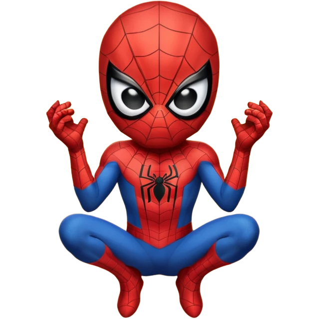 Spiderman cute emoji