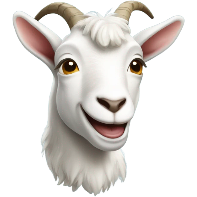 Happy goat  emoji