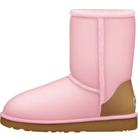 light pink uggs emoji
