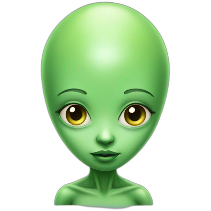 Pregnant alien emoji