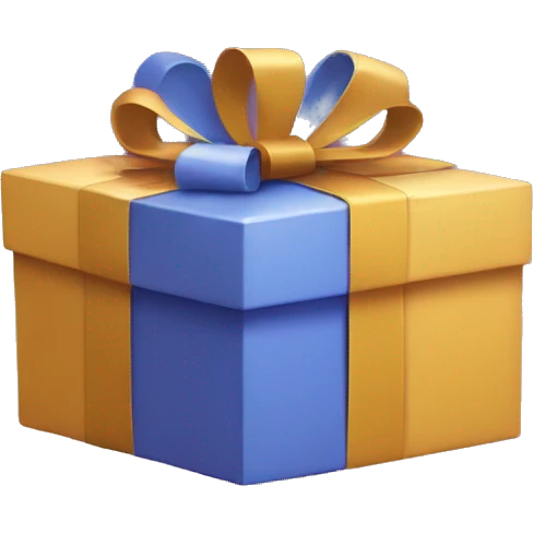 color-coded gift box  emoji