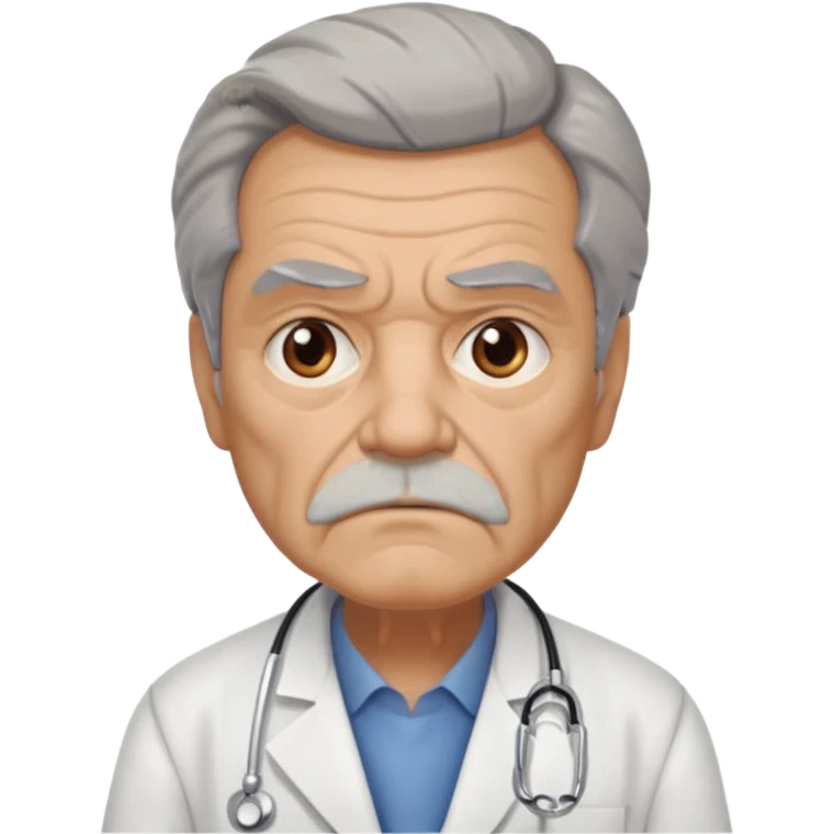 old grumpy doctor emoji