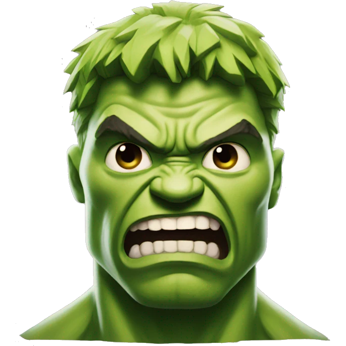 Hulk smash emoji