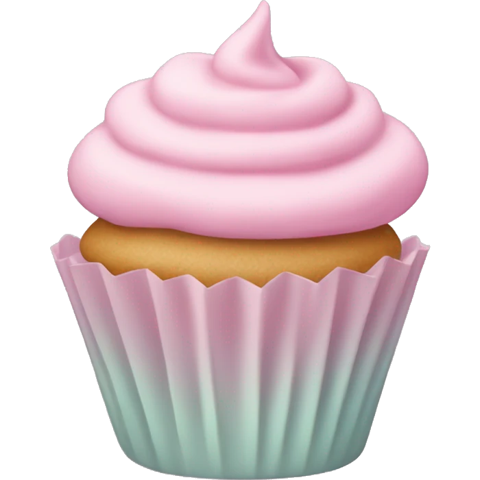 pastel pink cupcake  emoji