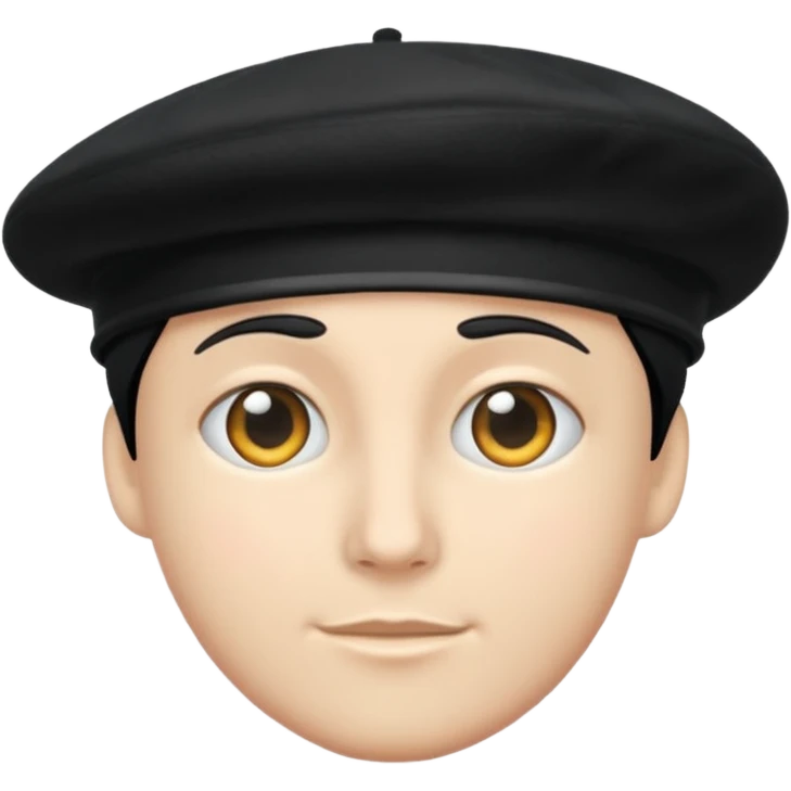 black beret emoji