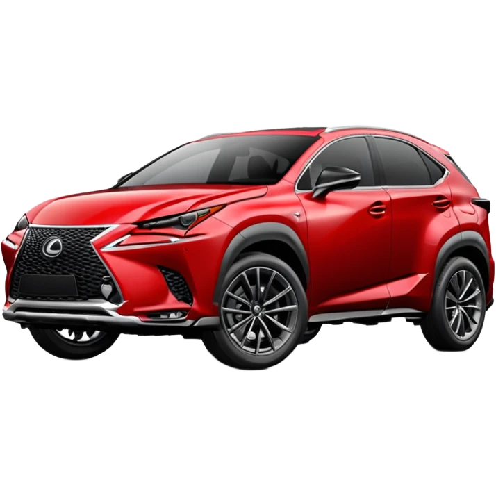 Red 2024 Lexus NX f-sport emoji
