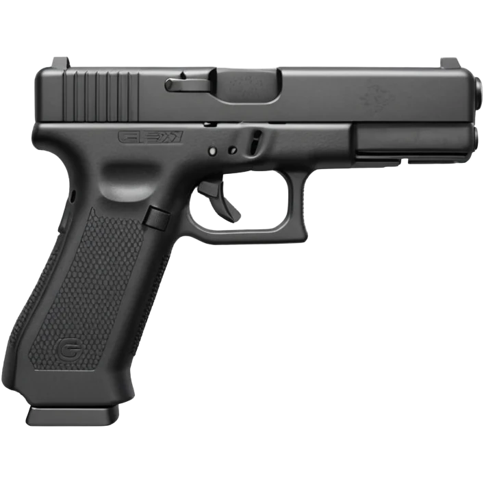 Glock 17 with an extended magazine emoji
