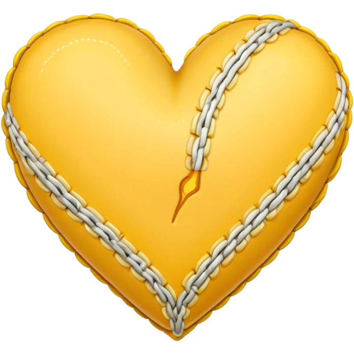 this emoji ❤️‍🩹 but cream yellow emoji