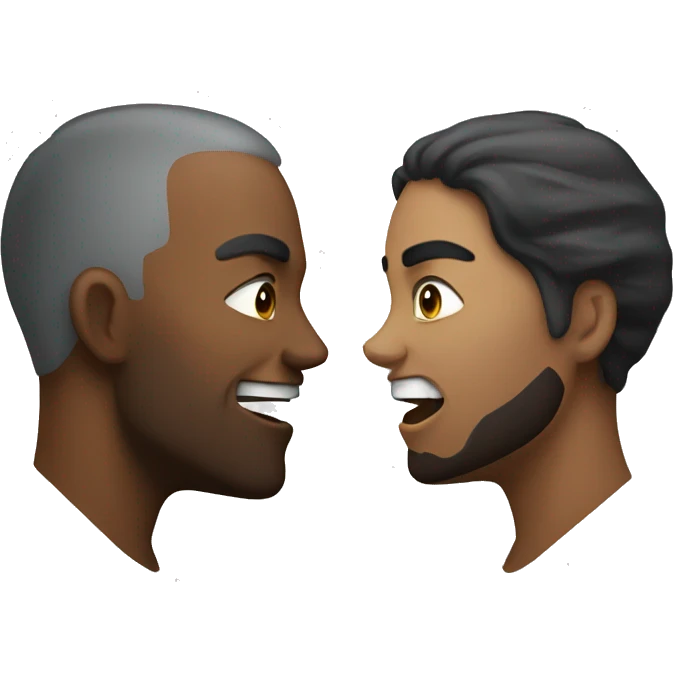 man and woman fighting emoji