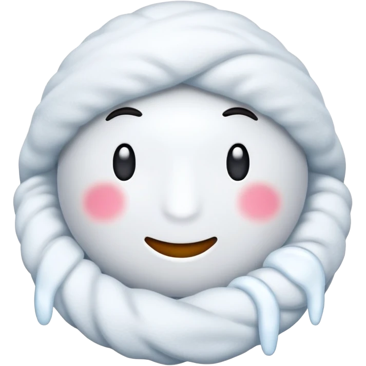 Un emoji qui a froid et qui rigole emoji