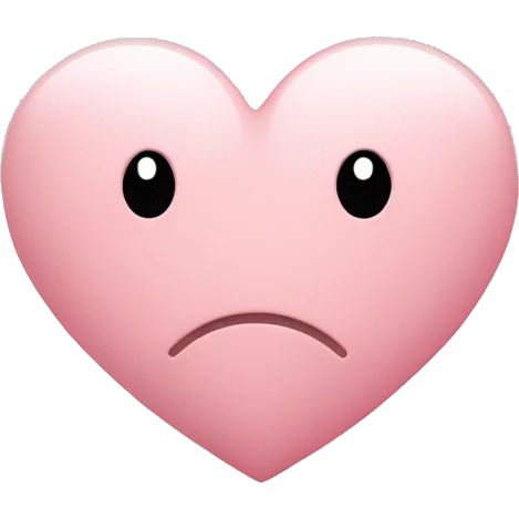 Light pink heart with stars around it  emoji
