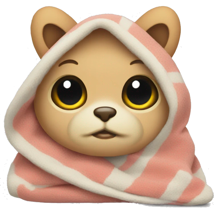 Cute blanket emoji