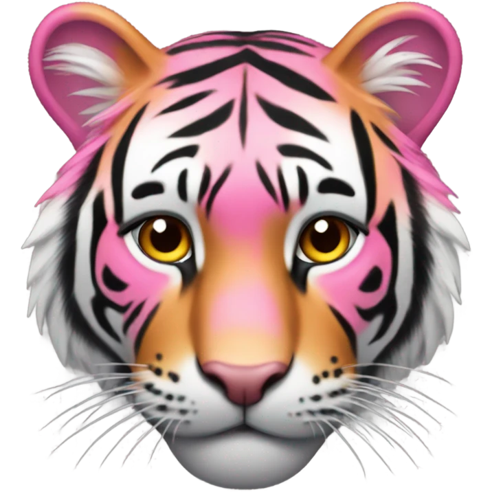 Pink tiger emoji