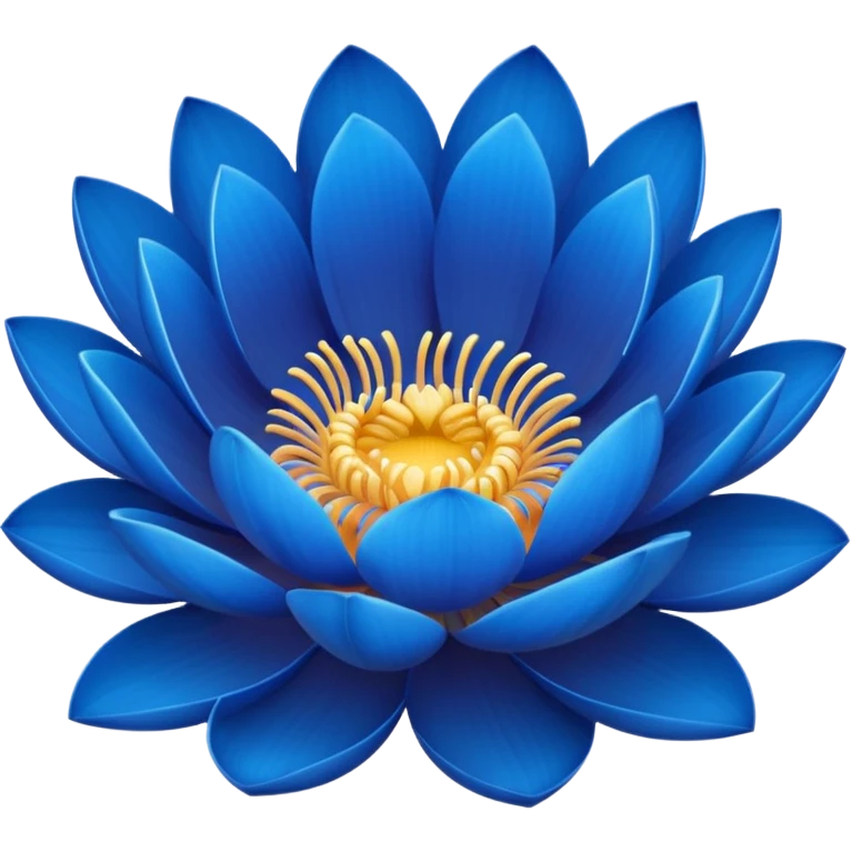 Blue lotus  emoji