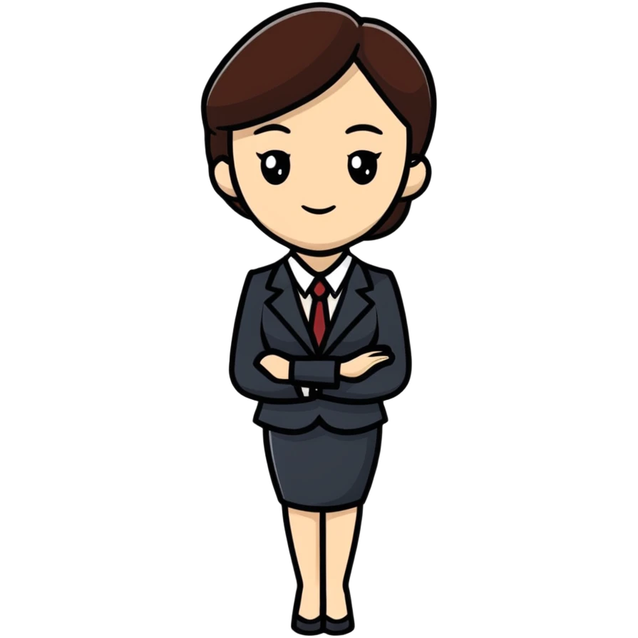 businesswoman in office attire emoji