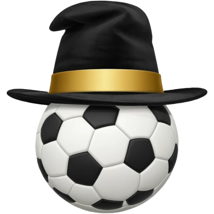 magician's hat soccer ball emoji