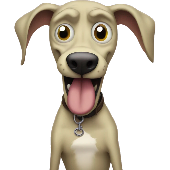 Courage the cowardly dog emoji