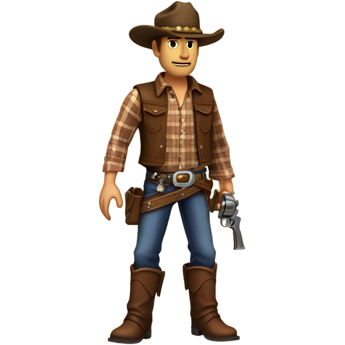 Scott brady as a cowboy  emoji