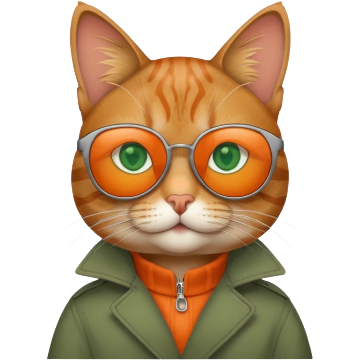 Cat wearing sunglasses emoji