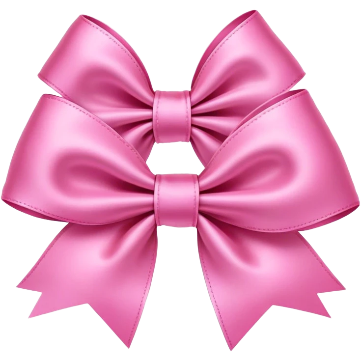 Pink bows emoji