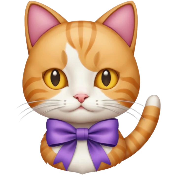 Kurdele takıp kapak yapan kedi emoji