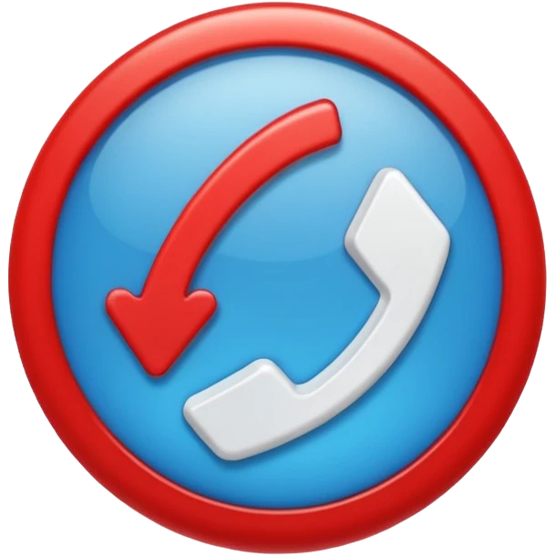 Emoji-style “No Internet” icon, blue Wi-Fi symbol, bottom-right small red circle with white X (close icon), glossy 3D emoji look, clean vector, transparent background. emoji