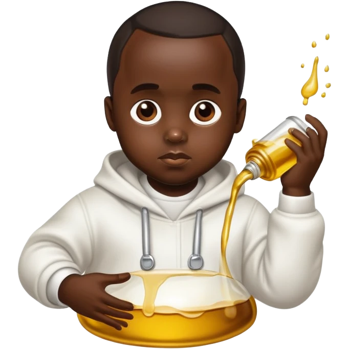 P Diddy with oil for baby emoji