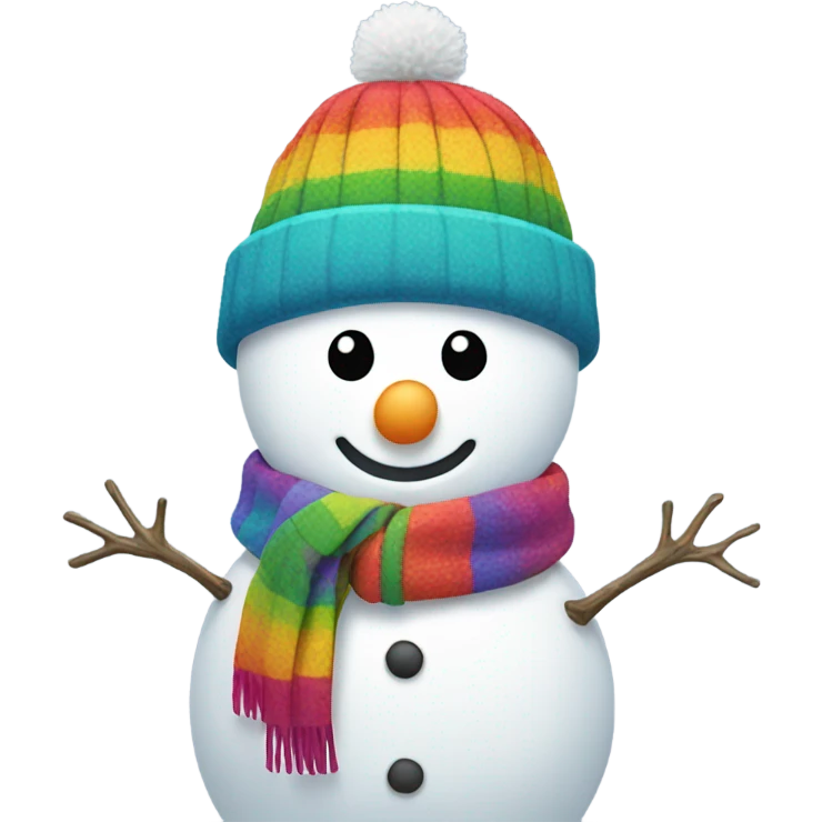 Snowman wearing a coat emoji