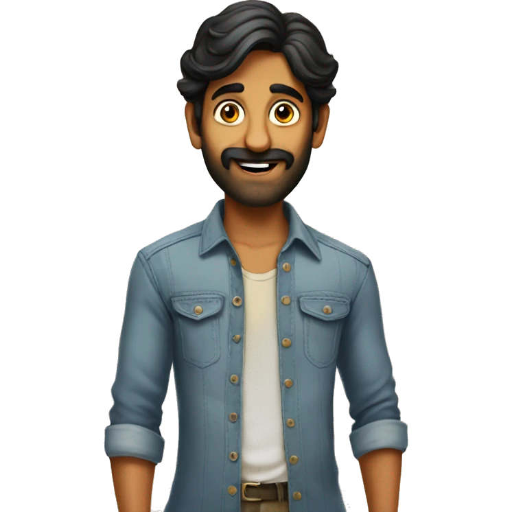 Raju is son of  karthik emoji