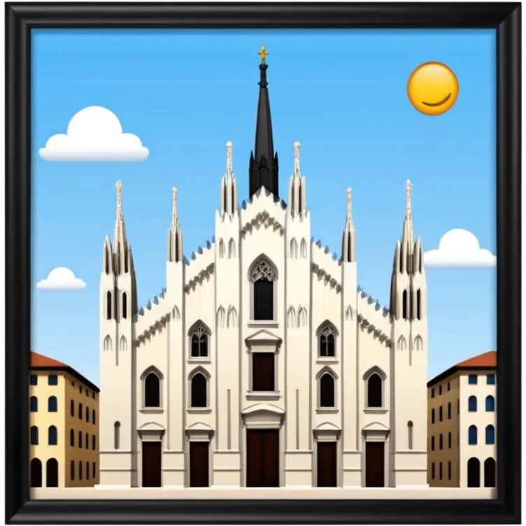 milan cathedral emoji