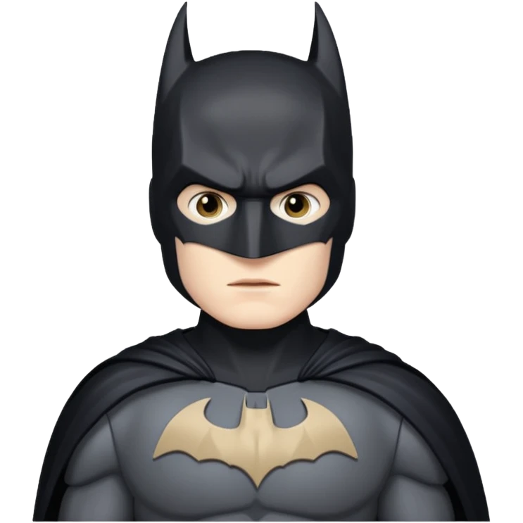 bagman in a batman costum emoji
