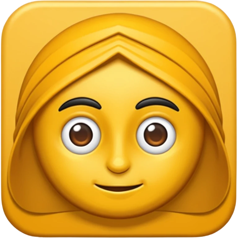 yuvarlak gözlüklü hayvan emoji