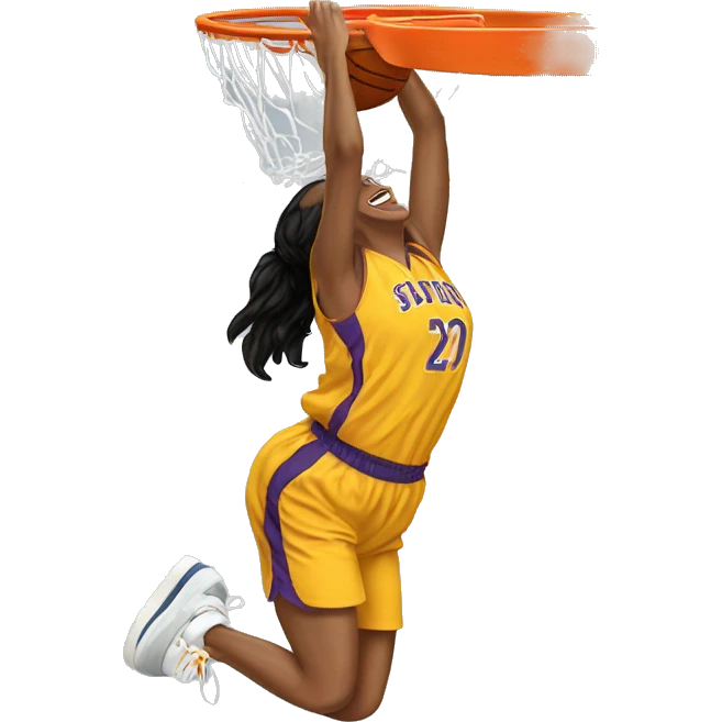 Put naya dunking on somebody  emoji
