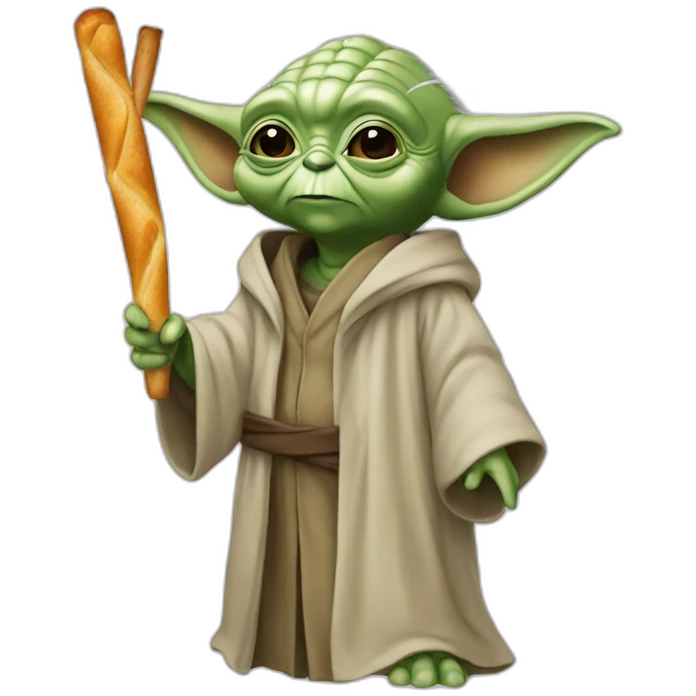 yoda avec la baguette d'harry potter emoji