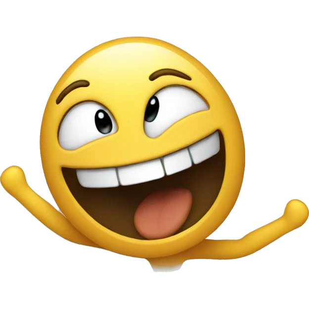 dancing laughing emoji