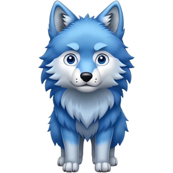 blue wolf emoji