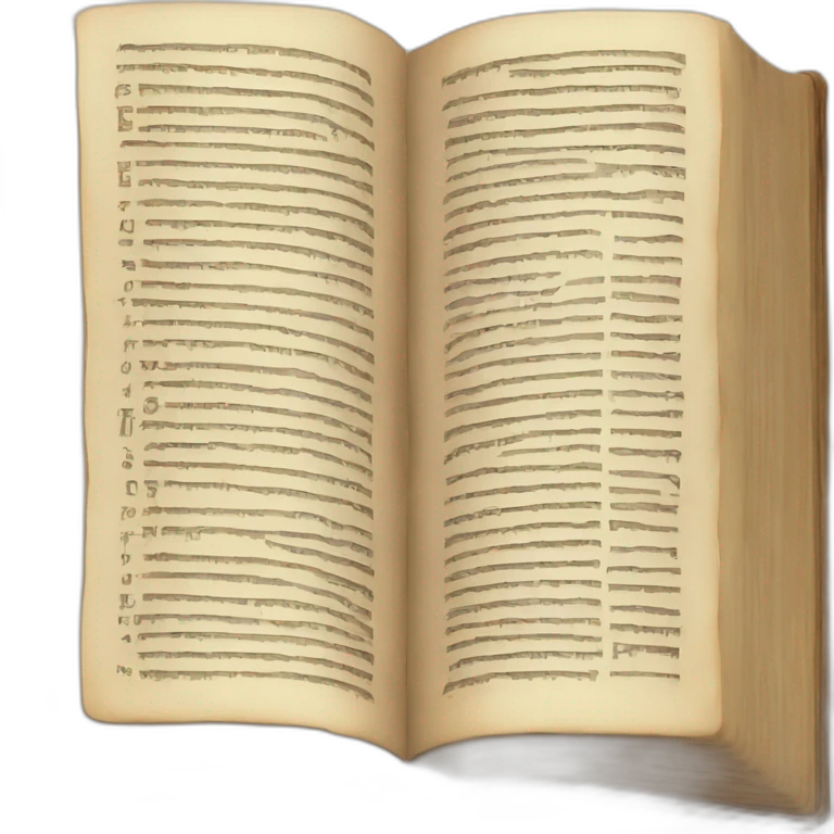 big open bible with words Deut. 131 emoji
