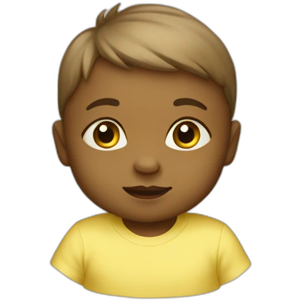 Baby in thé Yellow emoji