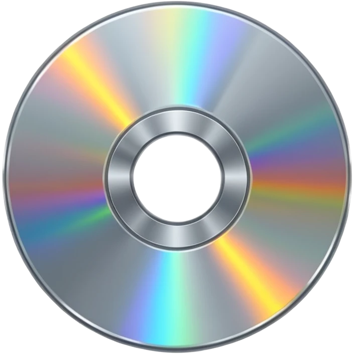 светящийся CD-диск, no background emoji