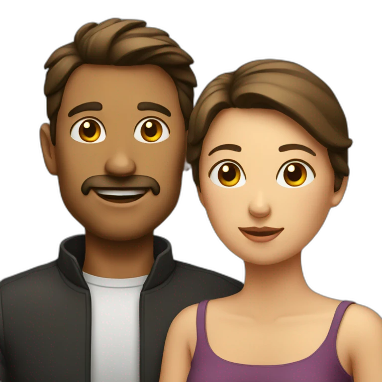 Homme avec une femme emoji