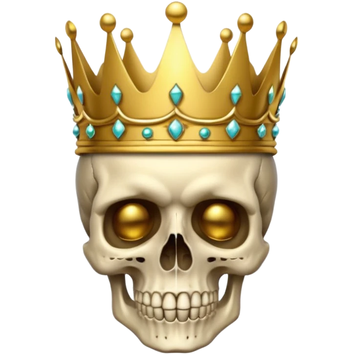 Skull emoji looking rich emoji