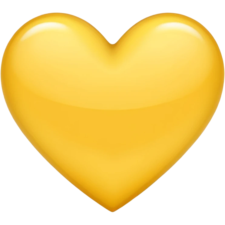 Light yellow heart emoji