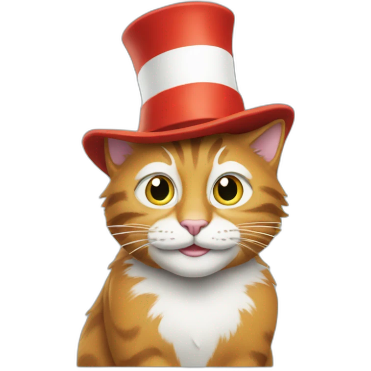 the cat in the hat emoji